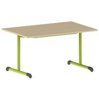 Table Bandana 120 x 80 cm fixe dégagement latéral stratifié Mobidecor - Image principale