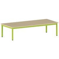 Table Carélie rectangulaire 180 x 80 cm fixe 4 pieds stratifié - Image 6