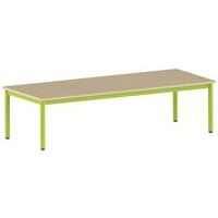 Table Carélie rectangulaire 200 x 80 cm fixe 4 pieds stratifié - Image 4
