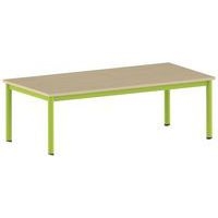 Table Carélie rectangulaire 160 x 80 cm mobile 4 pieds stratifié - Image 8