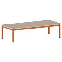 Table Carélie rectangulaire 180 x 80 cm mobile 4 pieds stratifié - Image 6