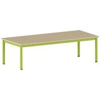 Table Carélie rectangulaire 180 x 80 cm mobile 4 pieds stratifié - Image 7