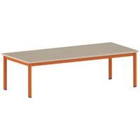 Table Carélie rectangulaire 180 x 80 cm mobile 4 pieds stratifié - Image 8