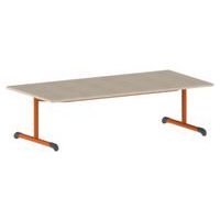 Table Bandana 160 x 80 cm fixe dégagement latéral stratifié Mobidecor - Image 9