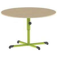 Table Bandana ronde Ø 120 cm réglable piètement central stratifié - Image 6