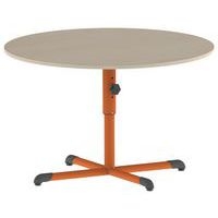 Table Bandana ronde Ø 120 cm réglable piètement central stratifié - Image 4