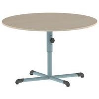 Table Bandana ronde Ø 120 cm réglable piètement central stratifié - Image 8