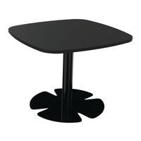 Table Host 60 x 60 x h 45 cm plt Noir pied tulipe Noir - Image principale