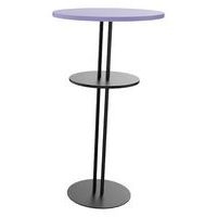 Mange-debout Roxane + tablette piètement 2 tubes Ø 60 cm - Image 4