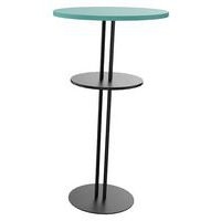 Mange-debout Roxane + tablette piètement 2 tubes Ø 60 cm - Image 6