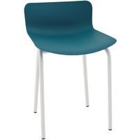 Tabouret bas Popp coque polycarbonate/piètement acier - Image 9