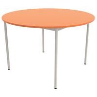 Table 4 pieds droits ronde Ø 120 cm stratifié ABS - Image 5