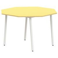 Table 4 pieds inclinés octogonale Ø 120 cm stratifié ABS - Image 4