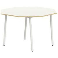 Table 4 pieds inclinés octogonale Ø 120 cm stratifié ABS - Image 2
