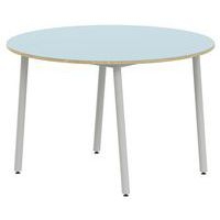 Table 4 pieds inclinés ronde Ø 120 cm stratifié ABS - Image 5
