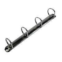 Classeur plastique A4 blanc dos: 75mm 4 anneaux en 50 mm de diamètre - Image 4