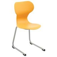 Chaise recyclée Mia Cantilever coque en polypropylène-Mirplay School - Image 2