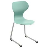 Chaise recyclée Mia Cantilever coque en polypropylène-Mirplay School - Image 5