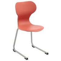 Chaise recyclée Mia Cantilever coque en polypropylène-Mirplay School - Image 3