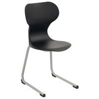 Chaise recyclée Mia Cantilever coque en polypropylène-Mirplay School - Image 4