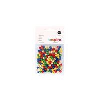 Sachet 215 perles bois rondes multicolores 6 mm - Image 2