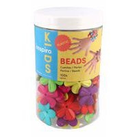 Bocal 100 fleurs plastiques géantes 3 cm - Image 2