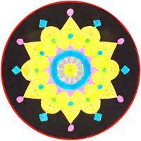 Set 36 feuilles 28x28cm pour création Mandala - Image 3