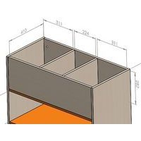 Caisson bacs albums haut Confetti - Image 2