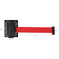 Support mural à sangle 2 m - sangle rouge - Image 8