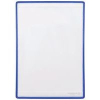 Lot de 5 Pochettes d'affichage adhésive - A4 vertical - Bleu - Image principale