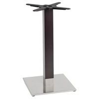 Pied de table Tiffany base carrée colonne hêtre S-CAB - Image 2