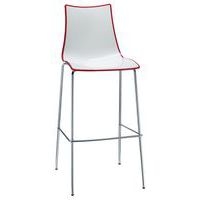 Tabourets Zebra hauteur 65 et 80 cm bicolore lot de 2 S-CAB - Image 3