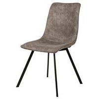 Lot de 4 chaises Berta gris clair - Image principale