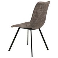 Lot de 4 chaises Berta gris clair - Image 2
