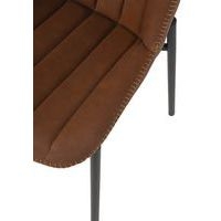 Lot de 2 chaises Mayka marron - Image 2