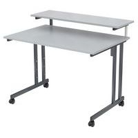 Poste informatique Mira 2 plateaux MBA - Image principale