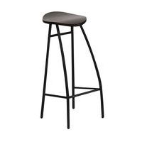 Tabouret haut Diablo assise bois verni - Image 5