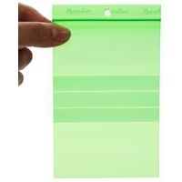 Sachet zip recyclé - Vert 100 µm - Manutan Expert - Image 2