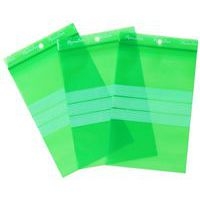 Sachet zip recyclé - Vert 100 µm - Manutan Expert - Image 6