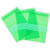 Sachet zip recyclé - Vert 100µm - 230x160mm - Manutan Expert - Image 6