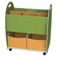 Bac de rangement 6 cases / 2 tiroirs - Paperflow - Image principale