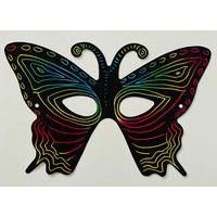 Lot de 12 masques à gratter + élastique +12 bâtonnets - Image 4