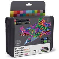 Trousse 24 promarkers assortis double pointe - Image principale