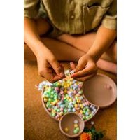 Seau 1580 perles plastique 50% recyclé pastel - Image 2