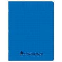 Cahier agrafé 17 x 22 cm 96p séyès 70g PP bleu - Image principale