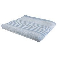 Lot 10 serviettes éponge Prima 100% coton 50 x 90 cm Bleu - Image principale