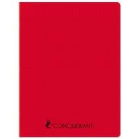 Cahier agrafé 24 x 32 cm 96p séyès 70g PP rouge - Image principale