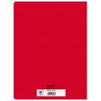 Cahier agrafé 24 x 32 cm 96p séyès 70g PP rouge - Image 2