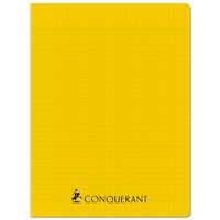 Cahier agrafé 24 x 32 cm 96p séyès 70g PP jaune - Image principale