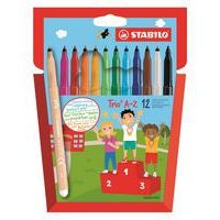 Pochette de 12 feutres couleurs assorties trio Stabilo - Image principale